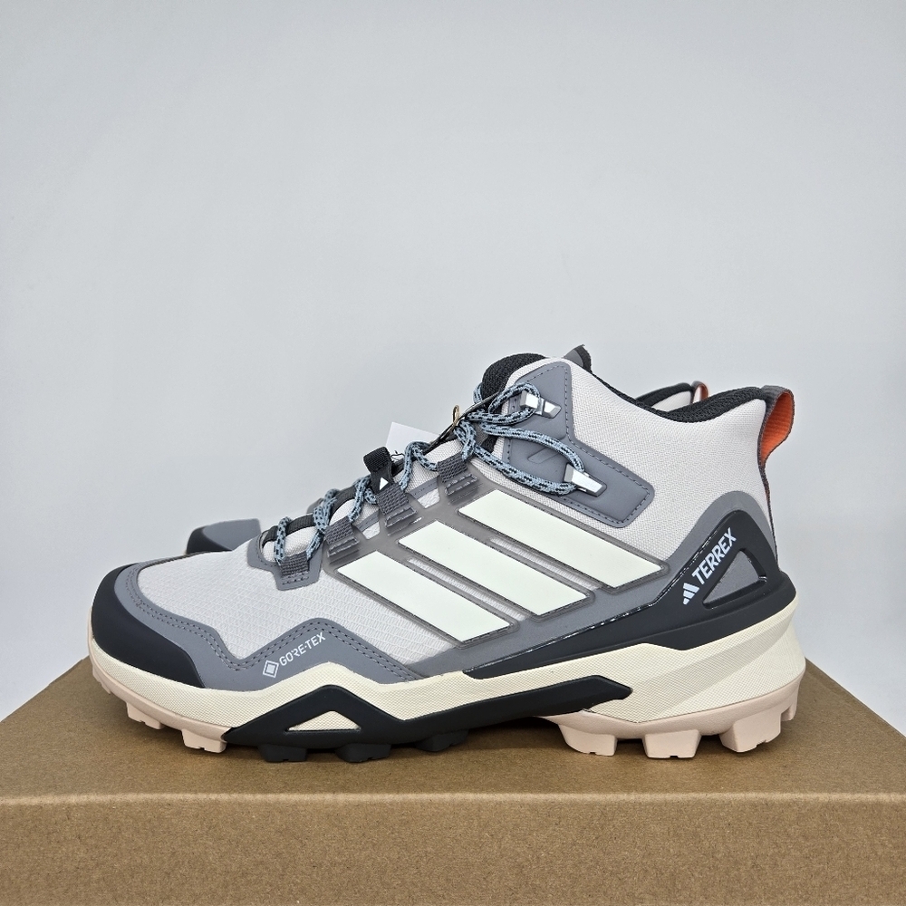 Adidas Terrex Skychaser Mid GORE-TEX 'Grey Off White' Women's Hiking Shoes 8.5